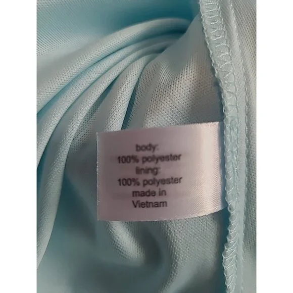 Lane Bryant Dress 18 Blue Lace Ruffle Sleeve Below Knee Pullover Sheath Floral - Picture 7 of 14